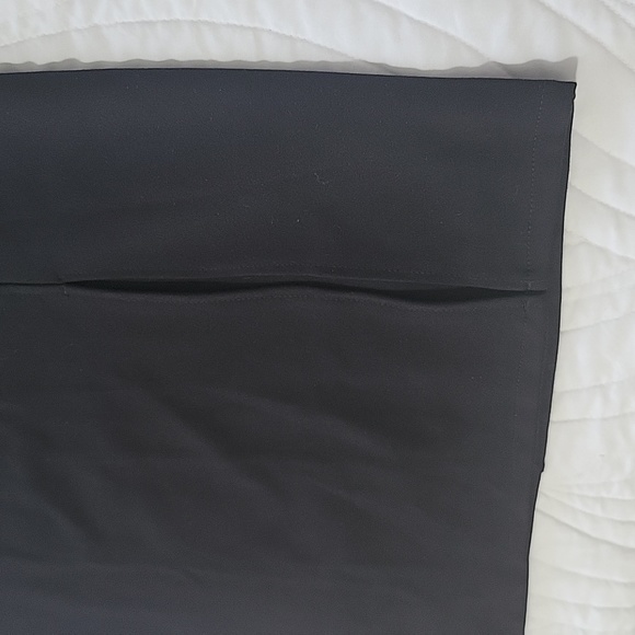 EXCHIC Women’s Pencil Skirt Bodycon Business Skirt Side Slit Hem - Picture 2 of 10